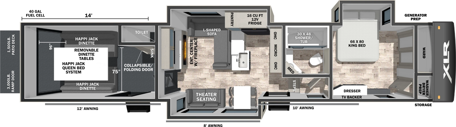Xlr Nitro 41G14 Floorplan